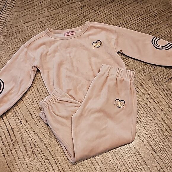 Juicy Couture jogger set size 4 girls - Picture 1 of 10